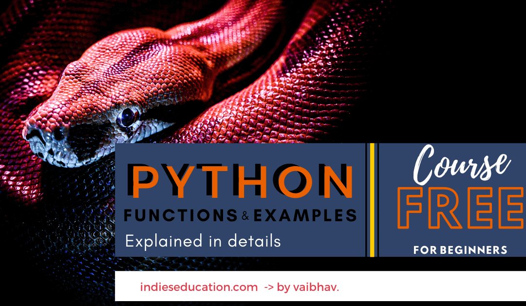 python fuctions