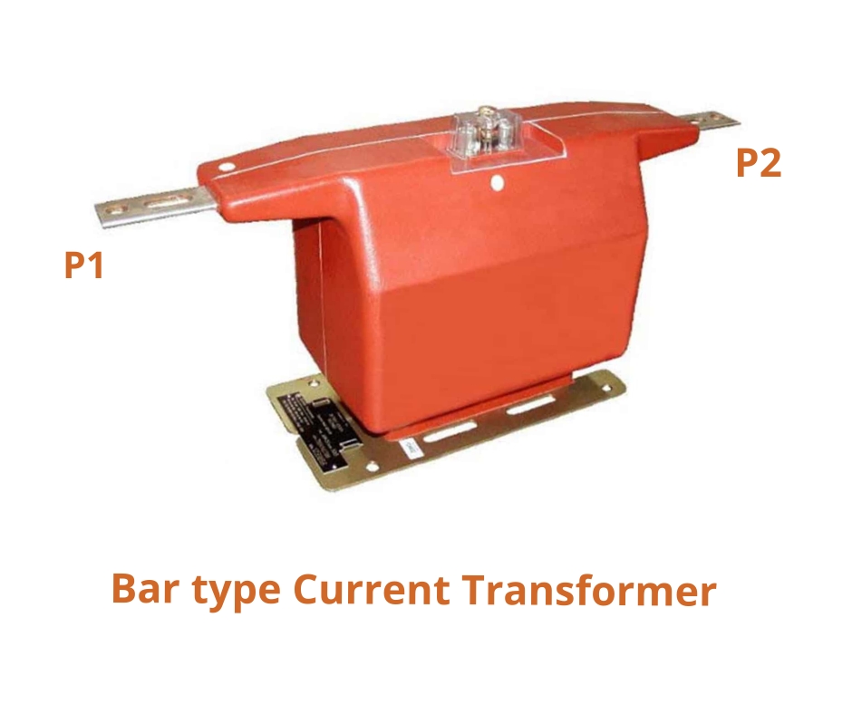 Bar type construction of CT's