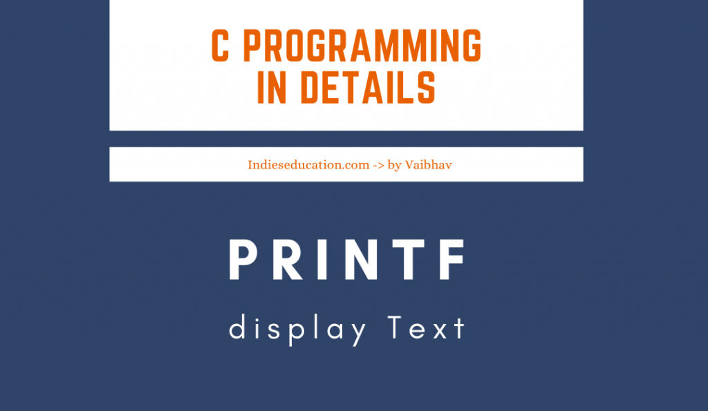 C programmig Printf