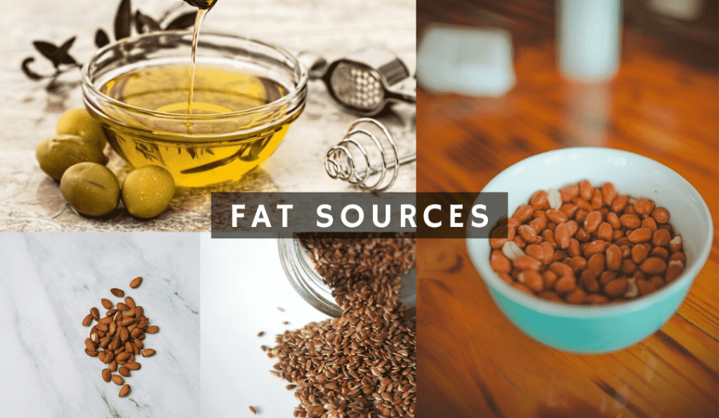 Some common fat sources for your diet plan