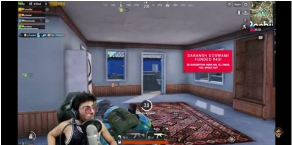 Indian Youtuber playing Pubg to make it famous.
