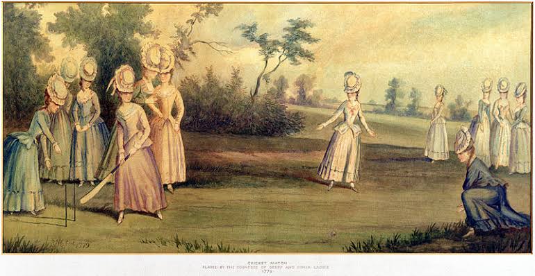 Cricket Match Played By the Countess of Derby
