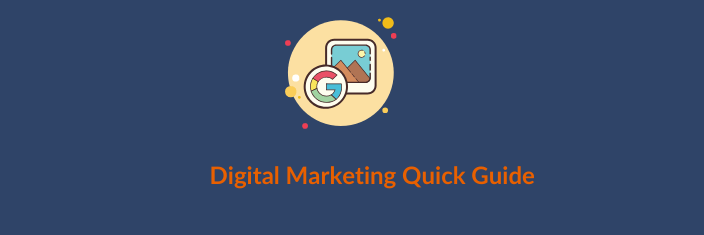 digital markting quick guide.the image shows.