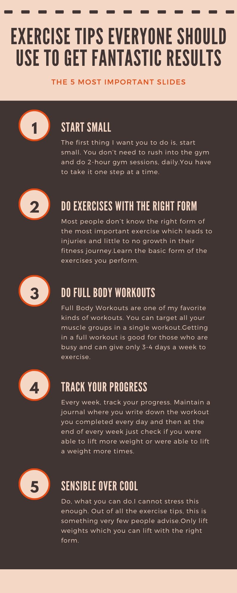 Exercise Tips everyone should use to get Fantastic results