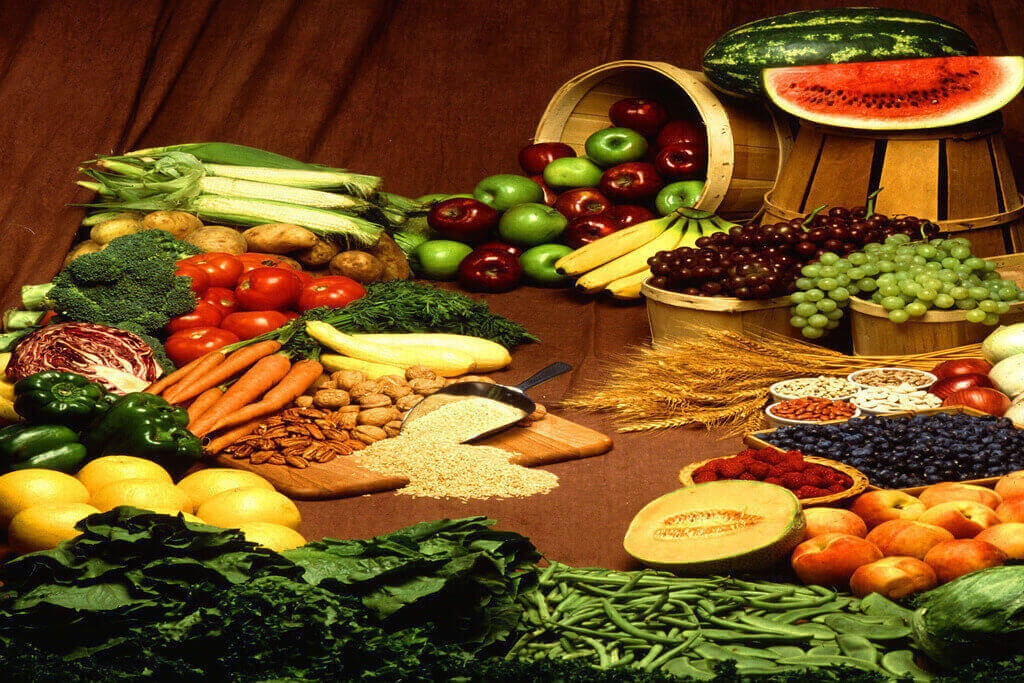 image showing variety of vegetarian diet