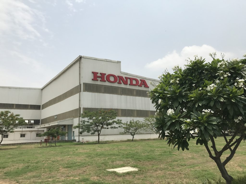 Honda plant in Tapukara in Alwar District Rajasthan
