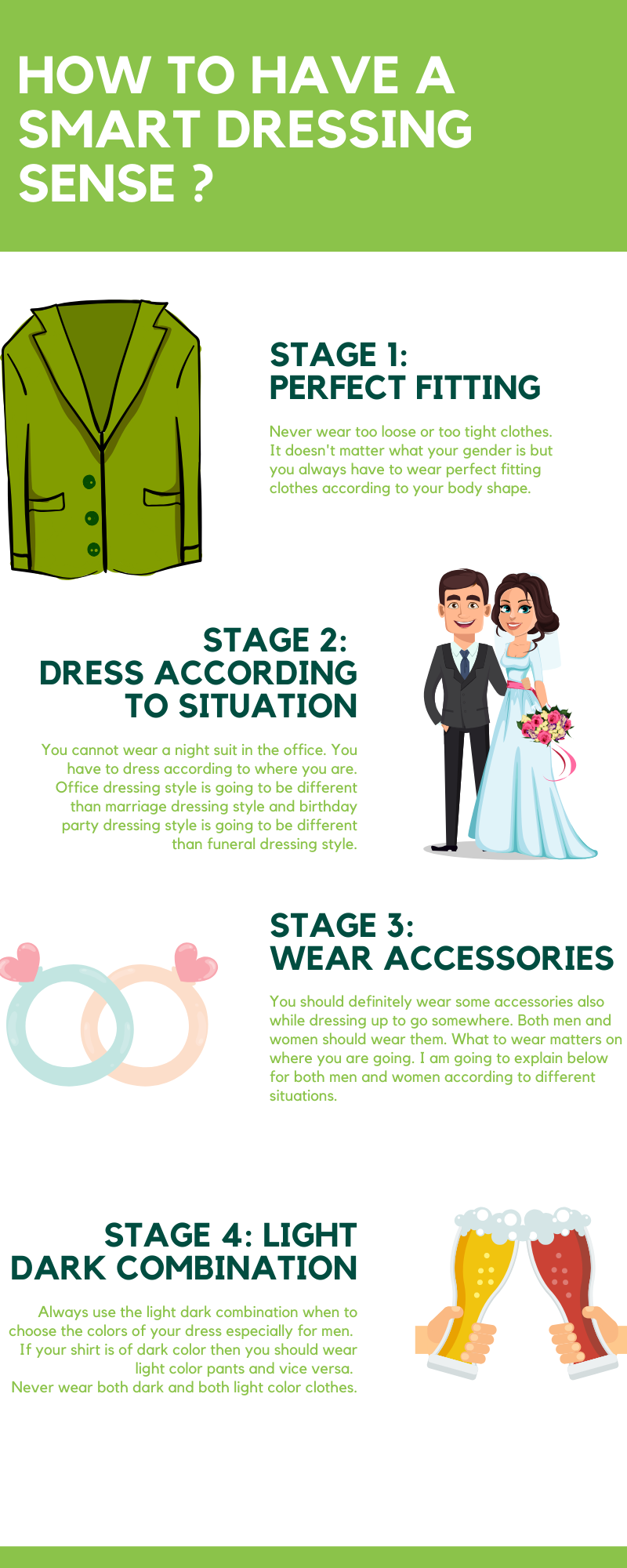 how to have a smart dressing sense