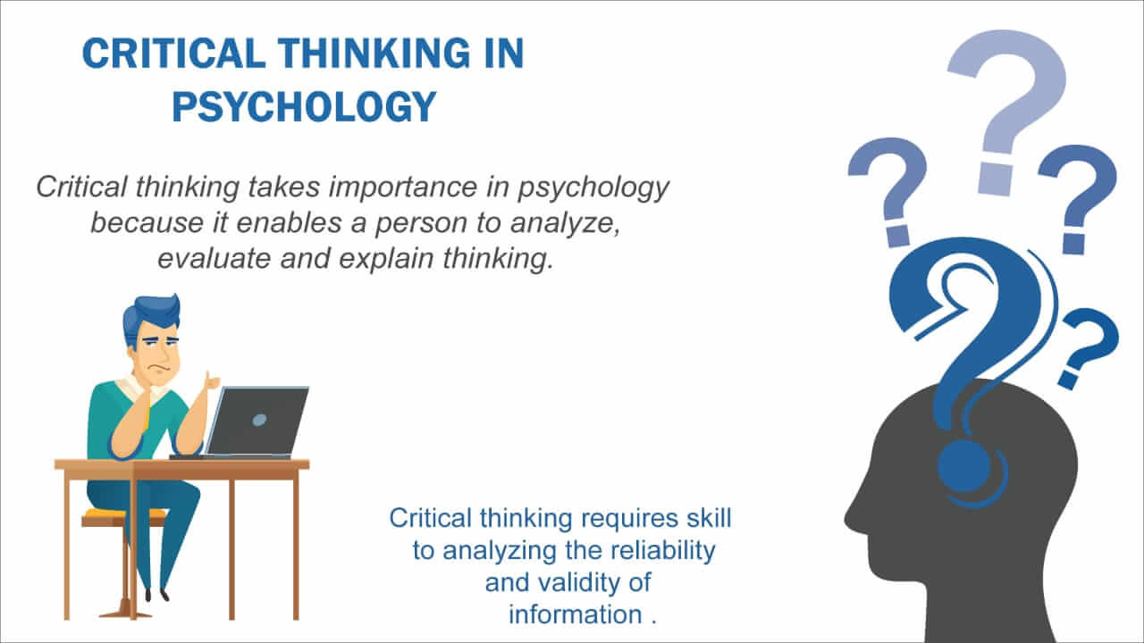 critical thinking is important in psychology