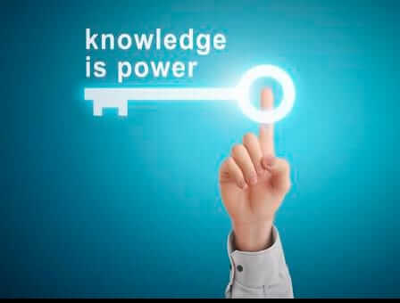 write knowledge is power