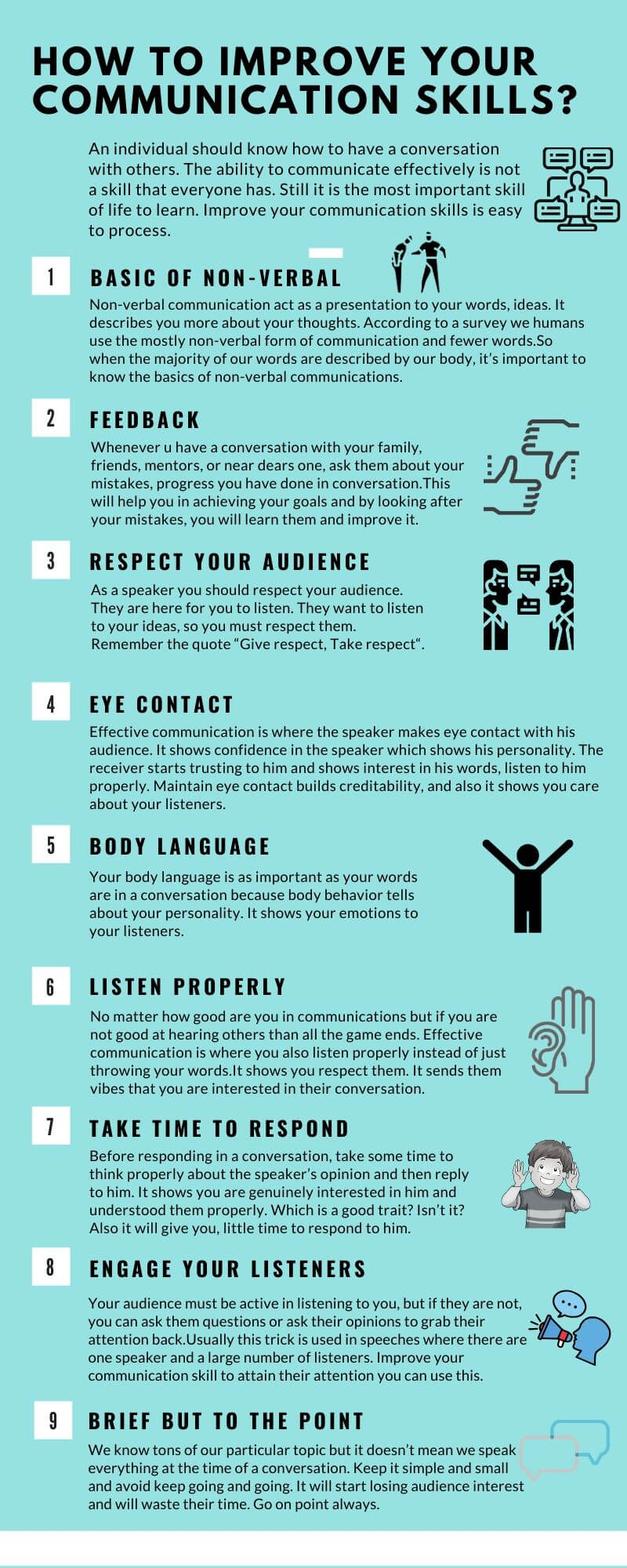 Ways to improve conversation skills