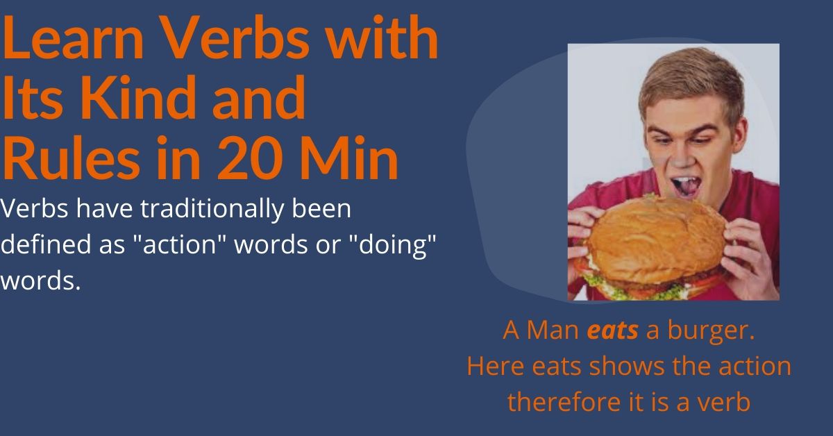 Learn Verbs with Its Kind and Rules in 20 Min