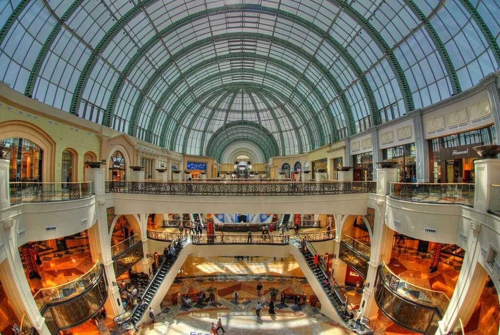 inside picture or views of Mall of the emirates 