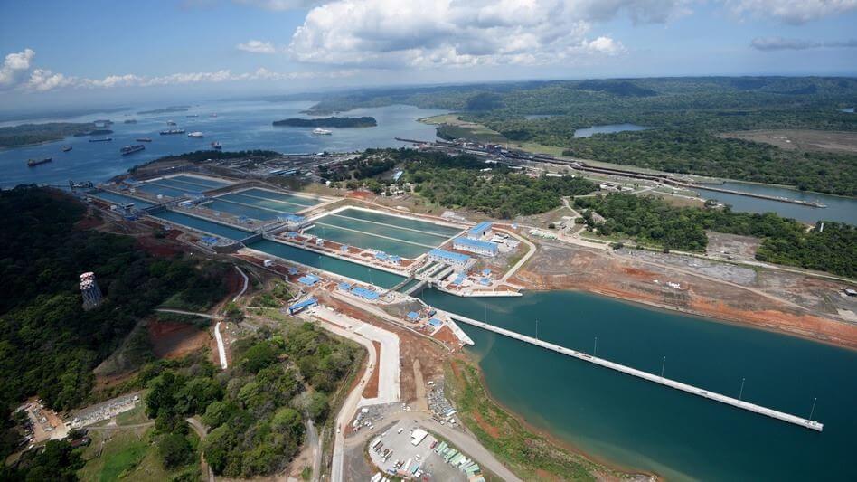New_Panama_Canal with three water saving basin
