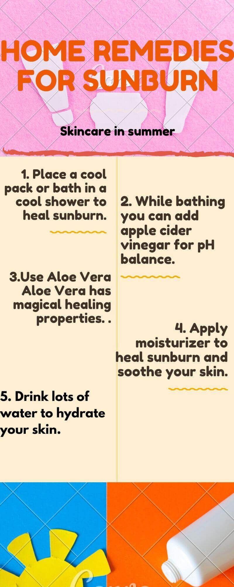 Home remedies for sunburn