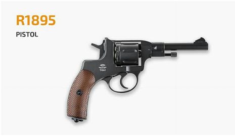 The image shows one of the worst things in Pubg, a R1895 Pistol.