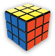 Solved rubik's cube