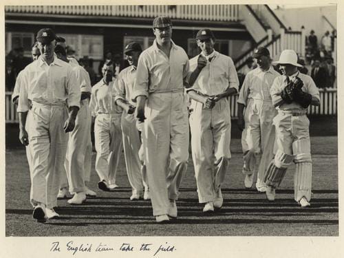 Test cricket at the beginning 