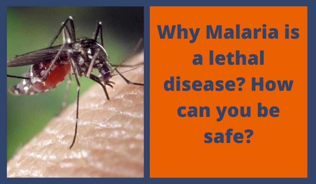 Why Malaria is a lethal disease? How can you be safe?
