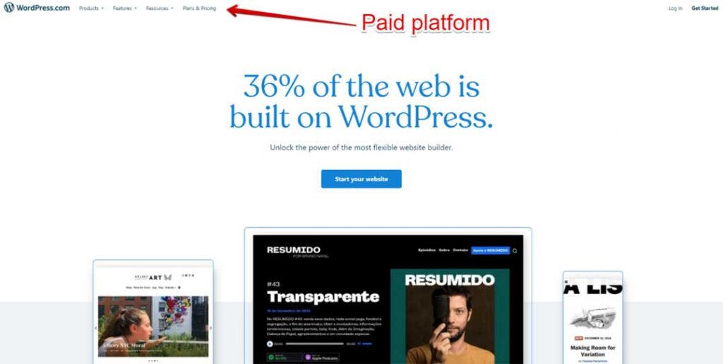 Wordpress-platform-paid