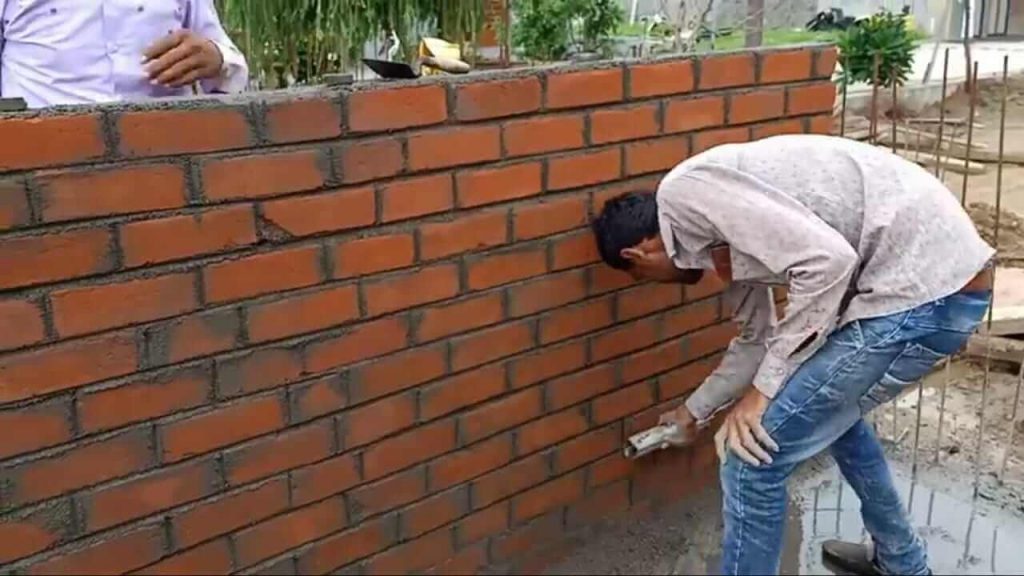 bricks used for masonary wall