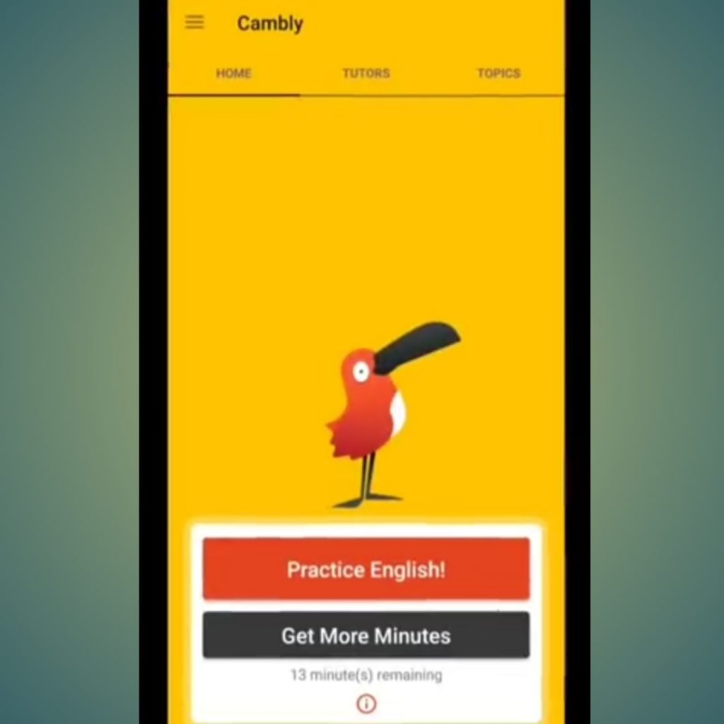 join cambly app, create an account on cambly app