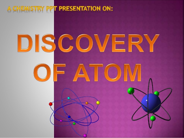 Discovery of atoms