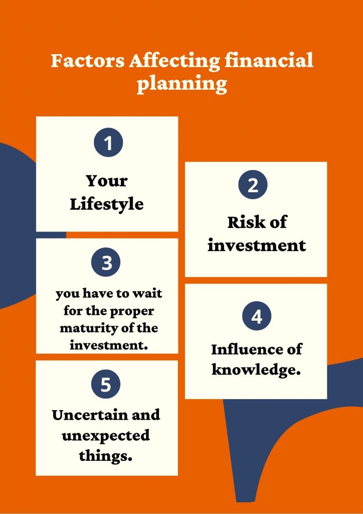 factors affecting FINANCIAL PLANNING