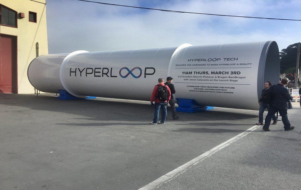 A future technology hyperloop.