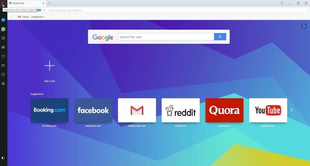 Opera, one of the best browsers
