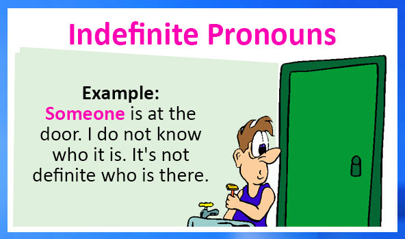 indefinite pronouns
