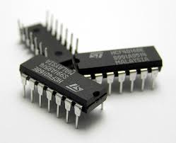 This is the image of IC (Integrated Circuit).