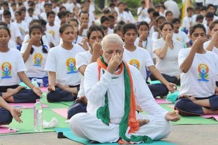 Narendra Modi Yoga International Day