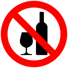a symbol denoting to quit alcohol