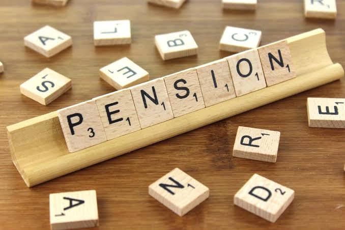 Retirement Pension Alphabet blocks