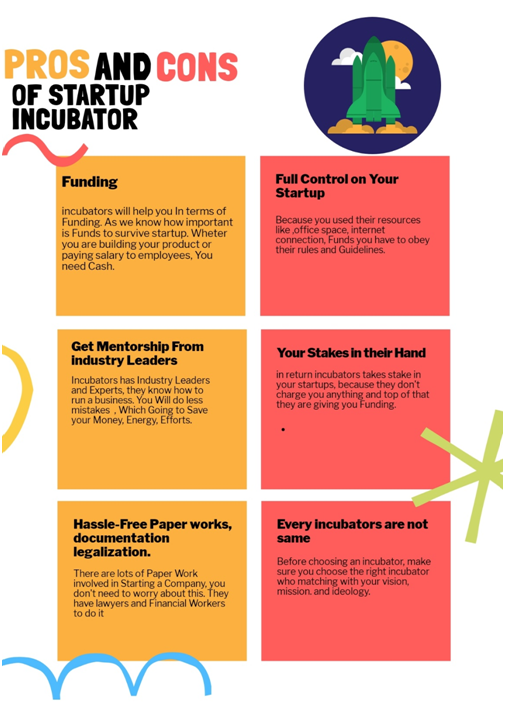 pros and cons of startup incubator
