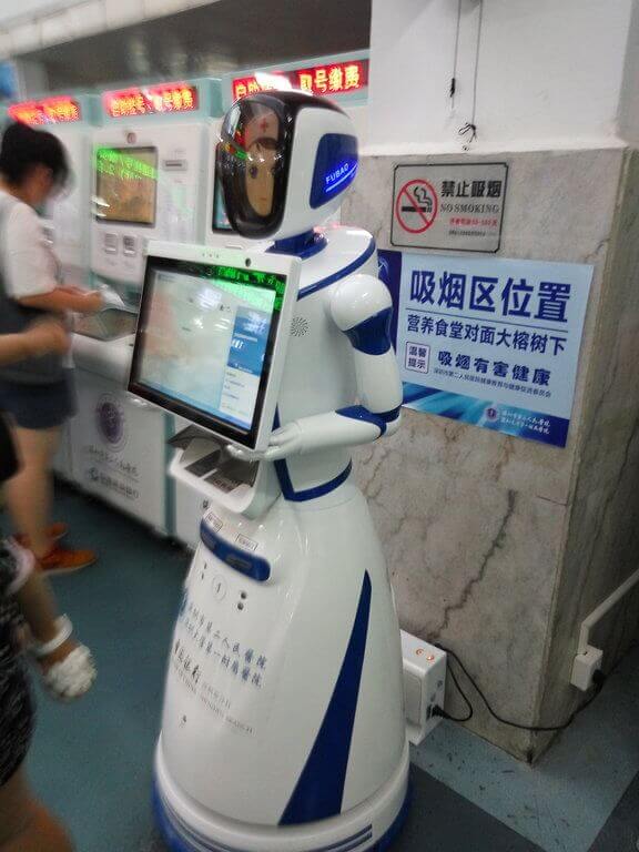 Robots in healthcare
