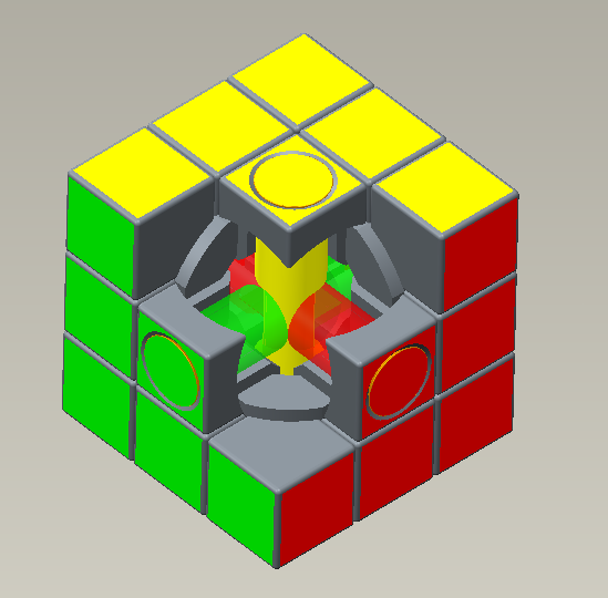 rubiks cube mechanism
