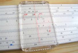 This is the image of slide rule.