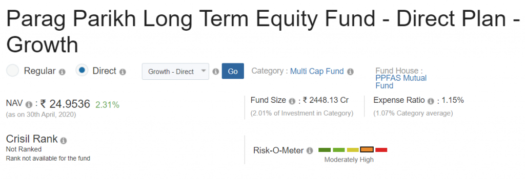 Example of multi-cap fund as parag parikh long term fund.