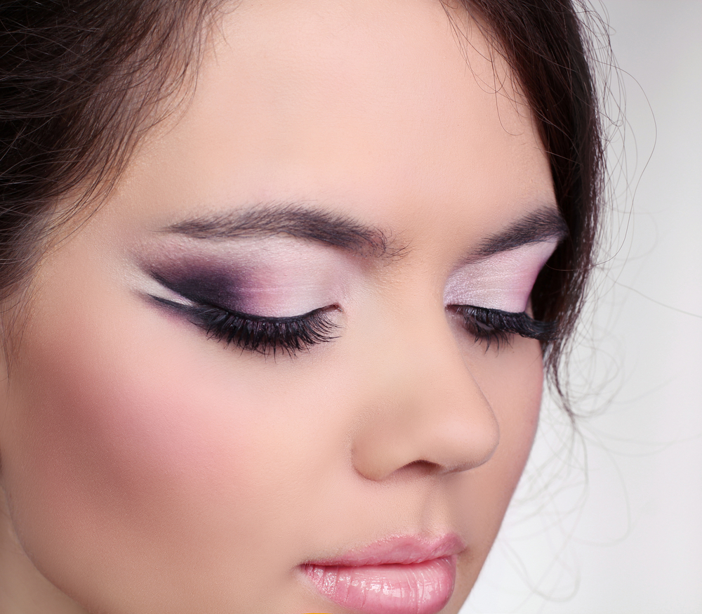 Pink and Gray Smokey Eye Makeup Tutorial