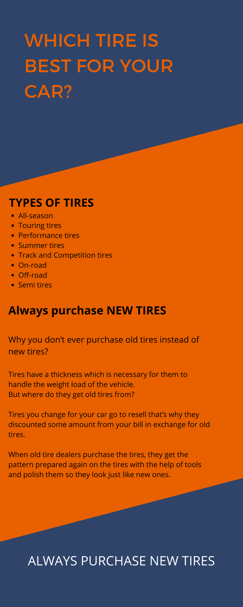 which tire is best infographic