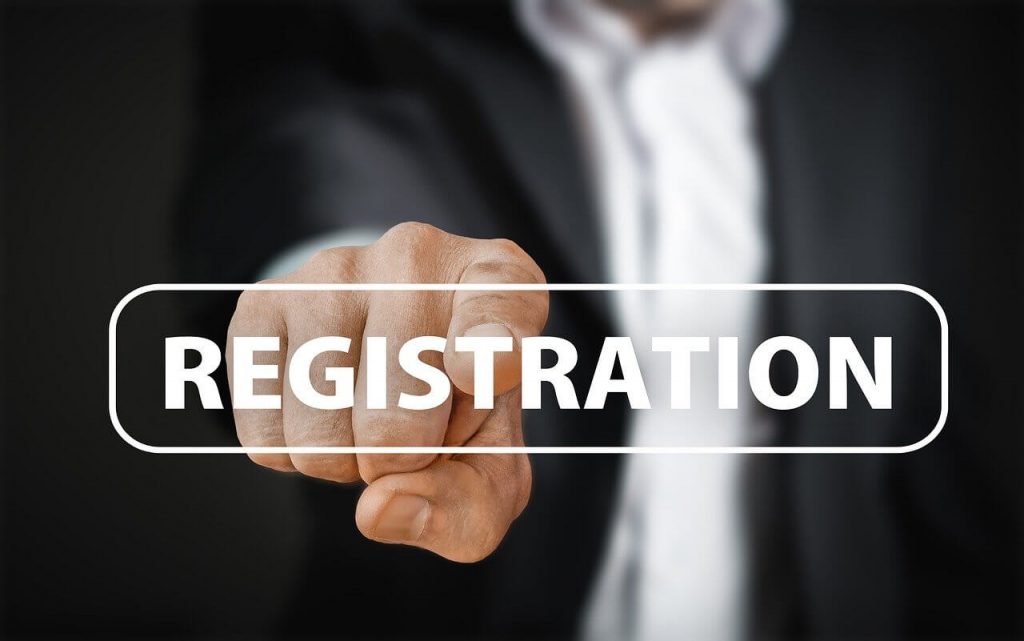 business registeration header