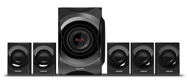 Philips SPA8000B/94 5.1 Channel Multimedia Speakers System